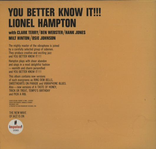 Release: You Better Know It!!!-Vinyl-Japan-1977-YP-8586-AI, YP-8586-AI-9771342