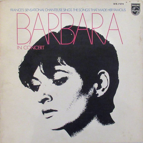 Release: Barbara In Concert-Vinyl-Japan-1970-SFX-7274-9072970