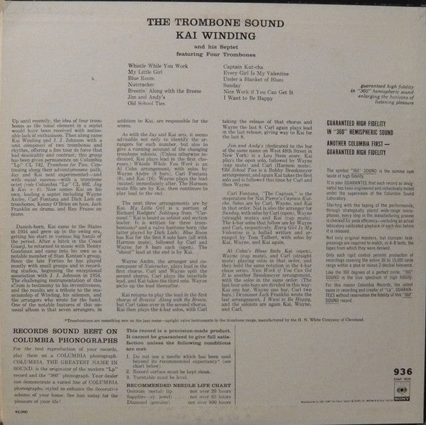 Release: The Trombone Sound-Vinyl-Japan-1980-20AP 1836-9284753