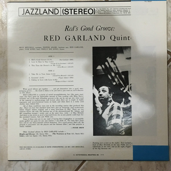 Release: Red's Good Groove-Vinyl-Japan-1978-VIJ-5047, RS-5002-8034094