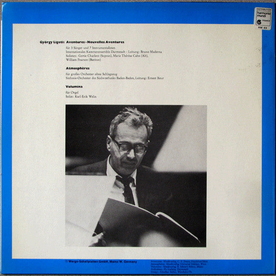 Release: Aventures - Nouvelles Aventures - Atmospheres - Volumina-Vinyl-Germany-None-WER 60022-3077368
