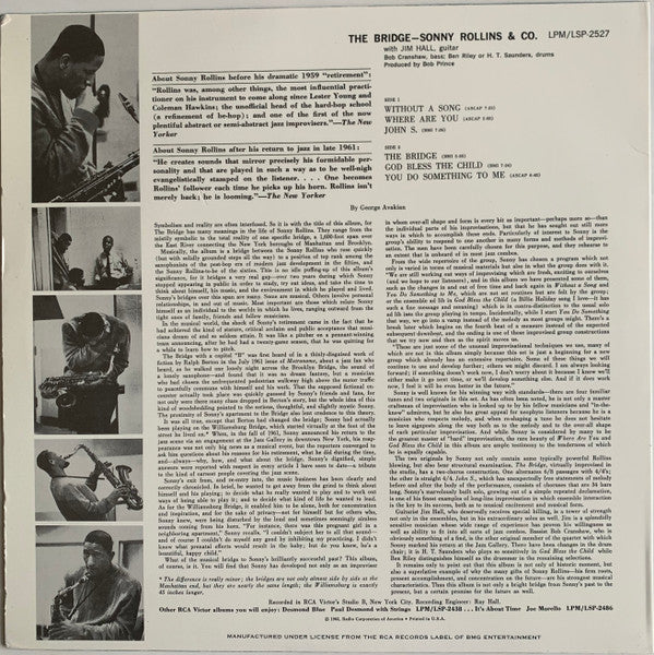 Release: The Bridge-Vinyl-US-1997-LSP-2527, LSP-2527-4848043