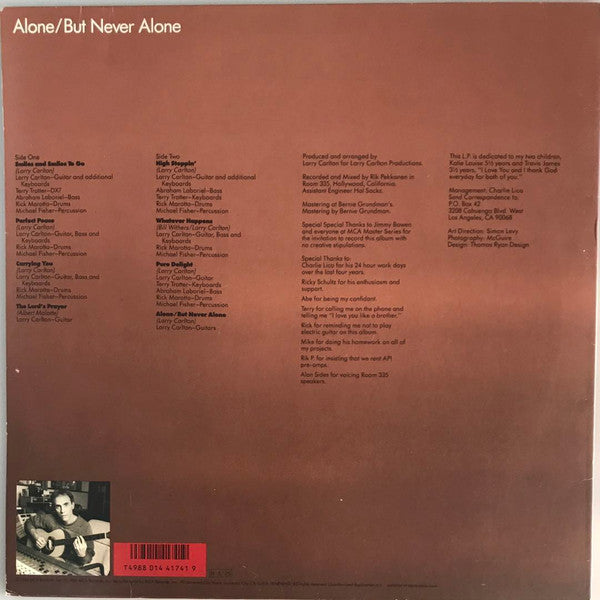Release: Alone/But Never Alone-Vinyl-Japan-1986-P-13270-7801353