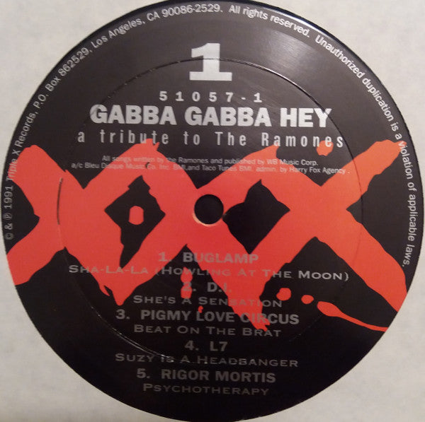 Release: Gabba Gabba Hey - A Tribute To The Ramones-Vinyl-US-1991-51057-2-2688591