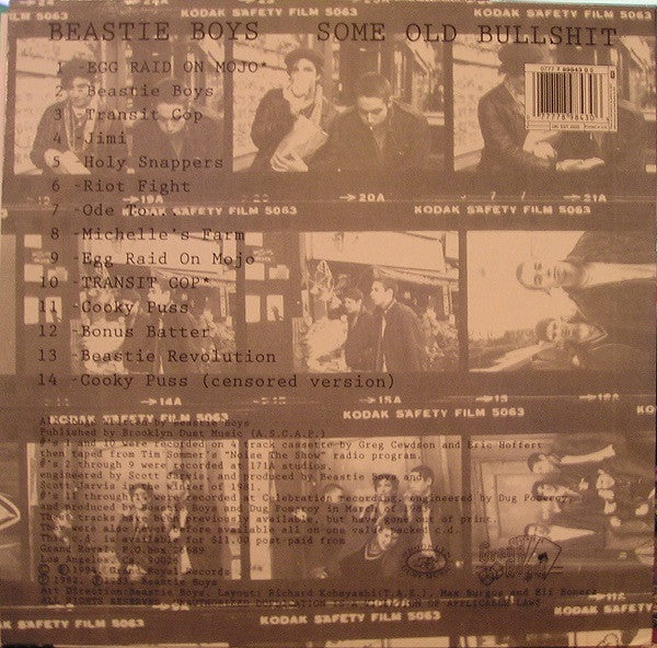 Master Release: Some Old Bullshit by Beastie Boys