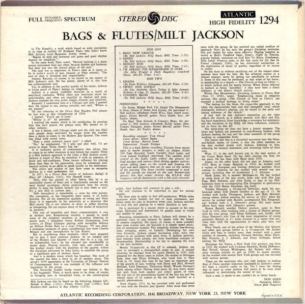 Bags & Flutes