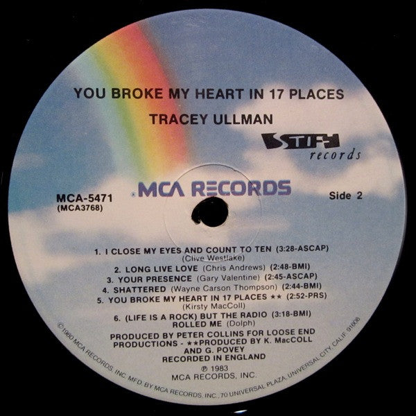 You Broke My Heart In 17 Places