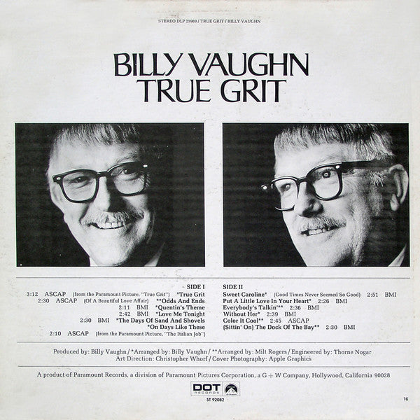 Master Release: True Grit by Billy Vaughn