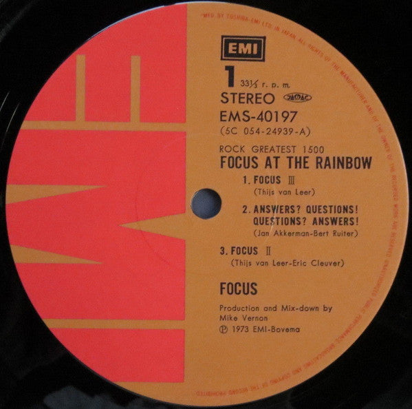 Focus At The Rainbow