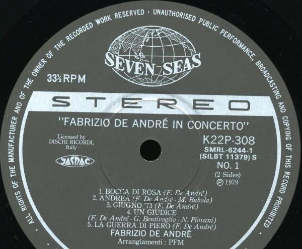 Fabrizio De André In Concerto