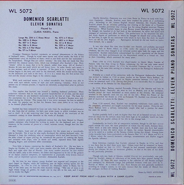 Master Release: 11 Sonatas by Domenico Scarlatti