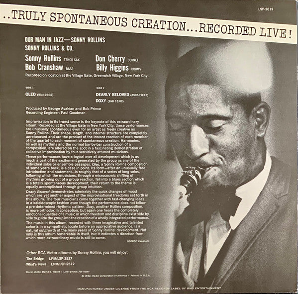 Release: Our Man In Jazz-Vinyl-US-1994-LSP-2612, LSP-2612-8295853