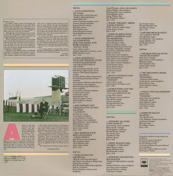 Release: Newport Jazz Festival: Live (Unreleased Highlights From 1956, 1958, 1963)-Vinyl-Japan-1984-40AP 2771~2, 40AP 2771, 40AP 2772-5792991