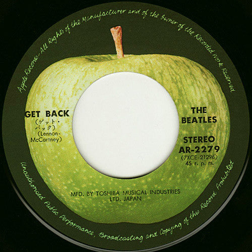 ゲット・バック / ドント・レット・ミー・ダウン = Get Back / Don't Let Me Down =ドント・レット・ミー・ダウン)