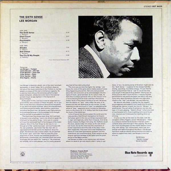 Release: The Sixth Sense-Vinyl-US-1969-BST 84335-1022419