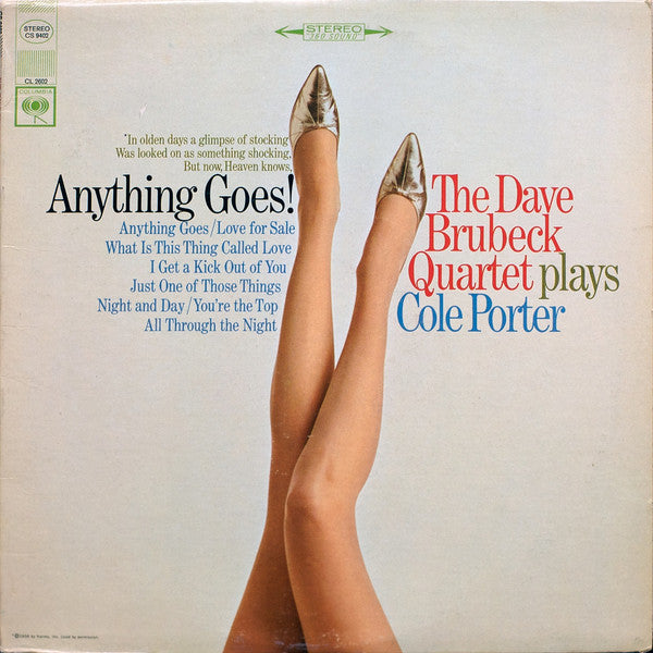 Release: Anything Goes! The Dave Brubeck Quartet Plays Cole Porter-Vinyl-US-1971-CS 9402-3342980