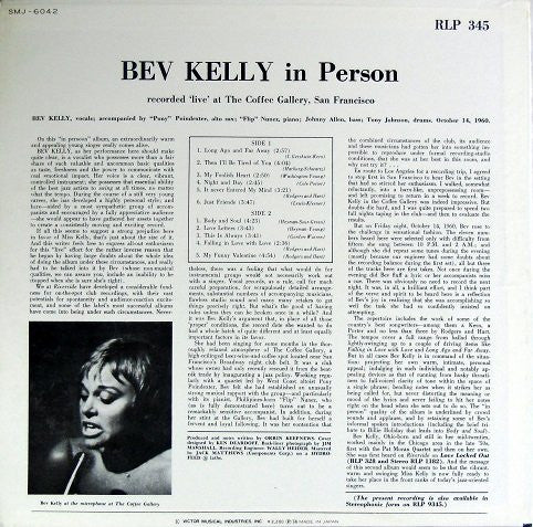 Bev Kelly In Person