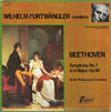 Wilhelm Furtwängler - Symphony No. 7 In A Major, Op. 92 (Vinyl, LP, Album) Very Good Plus (VG+) / Very Good Plus (VG+)