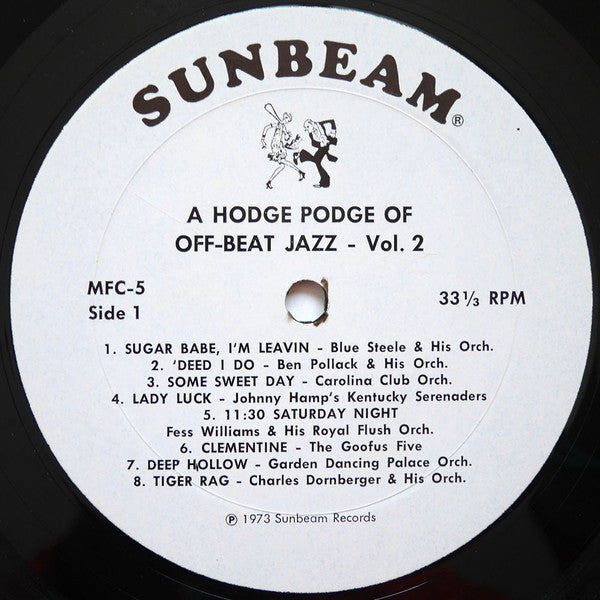 A Hodge Podge Of Off Beat Jazz Vol. 2