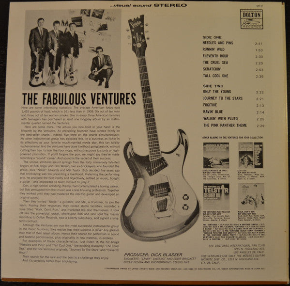 Release: The Fabulous Ventures-Vinyl-Japan-1978-GXH 37, BST-8029-7489445