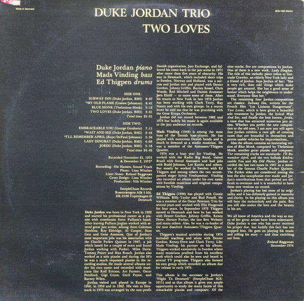 Release: Two Loves-Vinyl-Denmark-1975-SCS-1024, SCS 1024-3653873