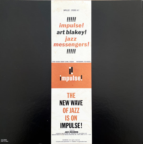Release: Art Blakey & The Jazz Messengers-Vinyl-Japan-1981-VIM-4645-8816051
