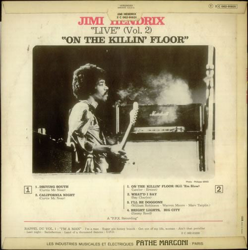 Release: "Live" Vol : 2 On The Killin' Floor-Vinyl-France-1970-2C062-91631-3722952