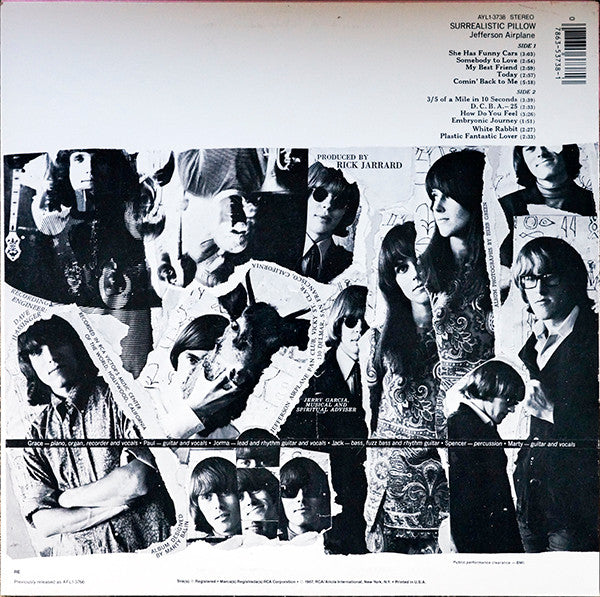 Release: Surrealistic Pillow-Vinyl-US-1985-AYL1-3738-1194657