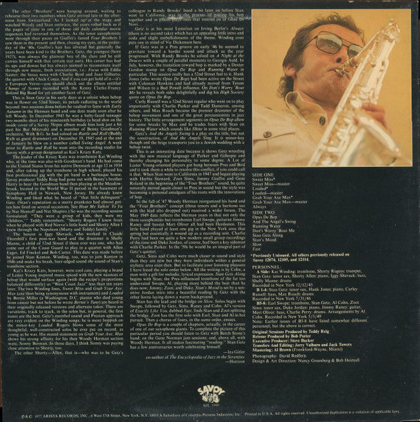 Release: Opus De Bop-Vinyl-US-1977-SJL 1105-1953935