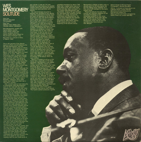 Master Release: Solitude Part 2 by Wes Montgomery