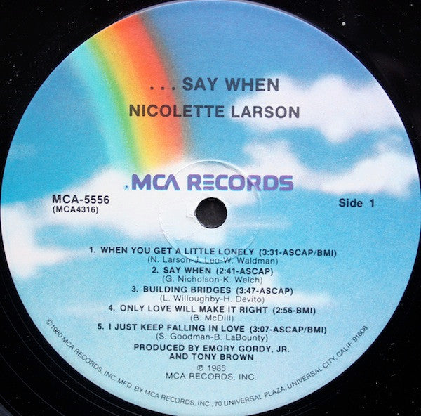 ...Say When