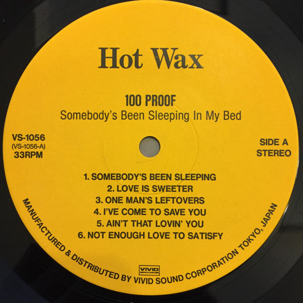 Release: Somebody's Been Sleeping In My Bed-Vinyl-Japan-None-VS-1056-8636986