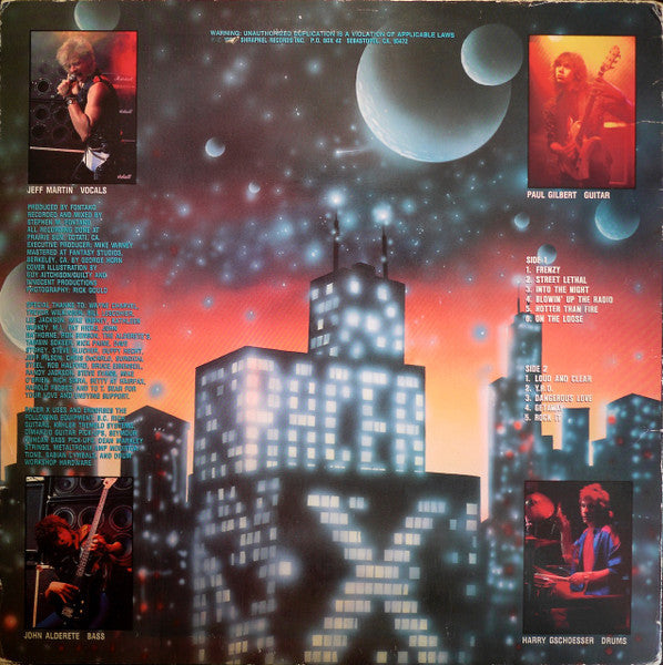 Release: Street Lethal-Vinyl-US-1986-SH-1023-2581151
