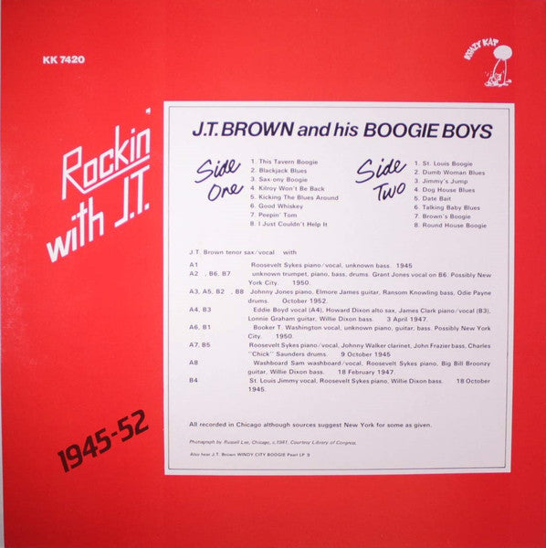 Master Release: Rockin' With J.T. by J.T. Brown And His Boogie Boys