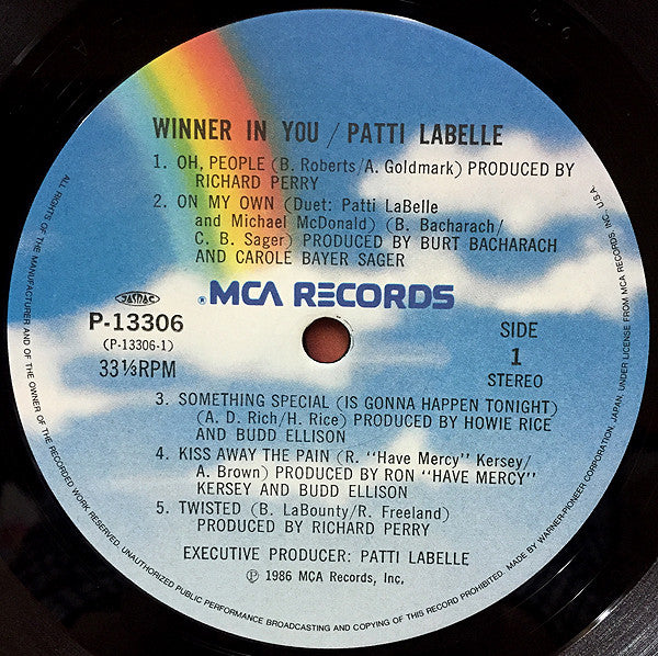 Release: Winner In You-Vinyl-Japan-None-P-13306-9699322