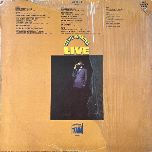 Release: Stevie Wonder Live-Vinyl-US-1970-S 298, TS 298-6741938