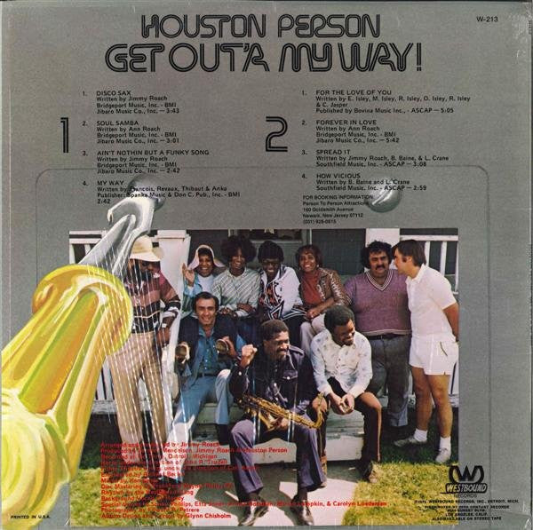 Release: Get Out'a My Way!-Vinyl-US-1975-W-213-1073286