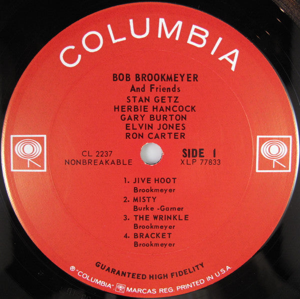 Release: Bob Brookmeyer And Friends-Vinyl-US-1965-CL 2237-2727819