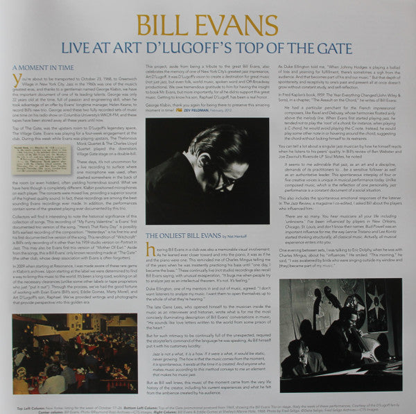 Live At Art D'Lugoff's Top Of The Gate