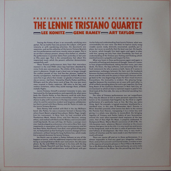 The Lennie Tristano Quartet