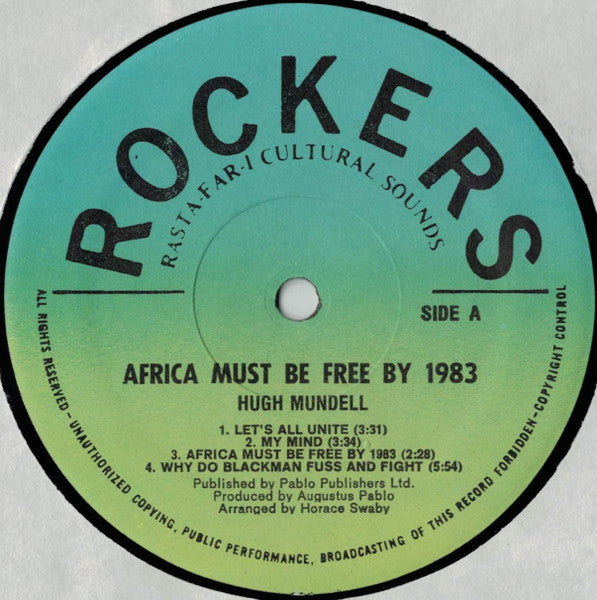 Release: Africa Must Be Free By 1983.-Vinyl-US-None-RAS 3201-2124727