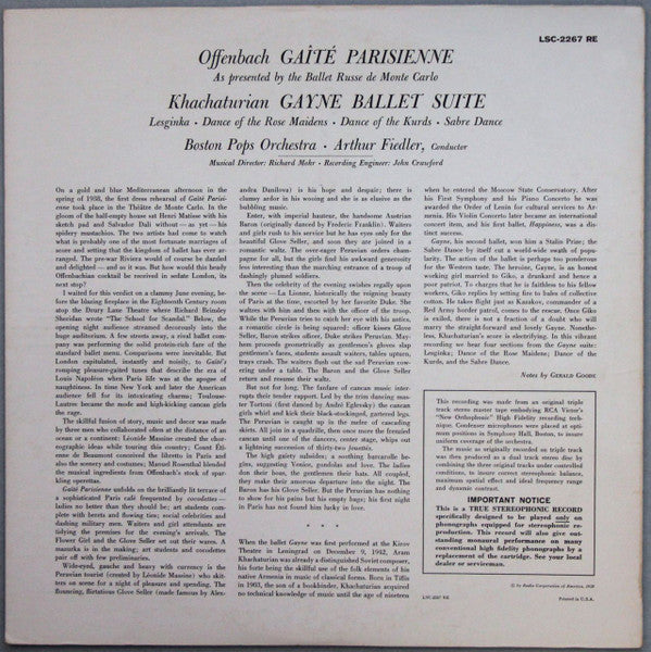 Master Release: Gaîté Parisienne / Gayne Ballet Suite by Jacques Offenbach