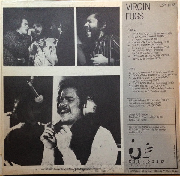 Release: Virgin Fugs-Vinyl-US-1967-ESP 1038-1461104