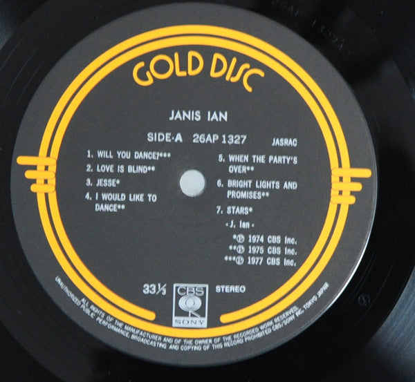 Release: Gold Disc-Vinyl-Japan-1978-26AP 1327-7633440