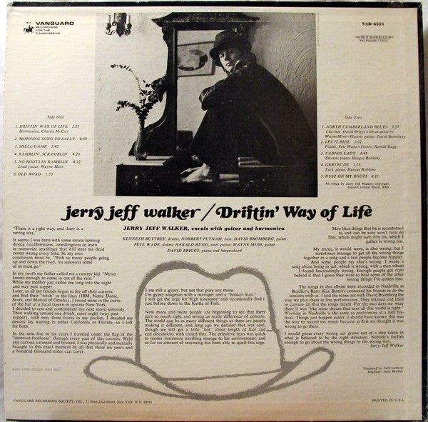 Master Release: Driftin' Way Of Life by Jerry Jeff Walker