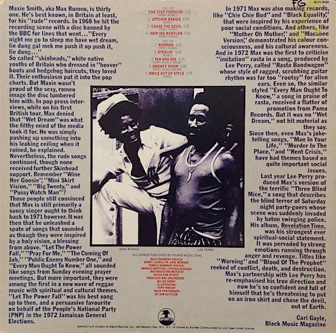 Release: War Ina Babylon-Vinyl-US-None-MLPS 9392-1242507