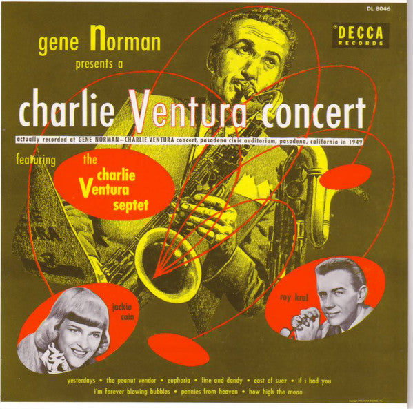 Master Release: Gene Norman Presents A Charlie Ventura Concert by Gene Norman