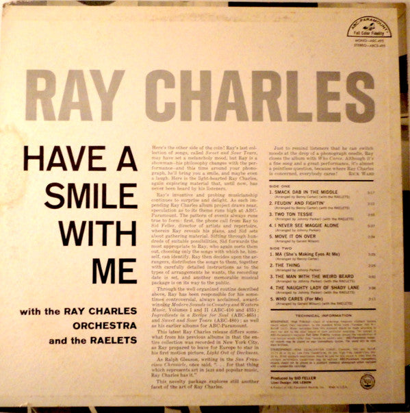 Master Release: Have A Smile With Me by Ray Charles