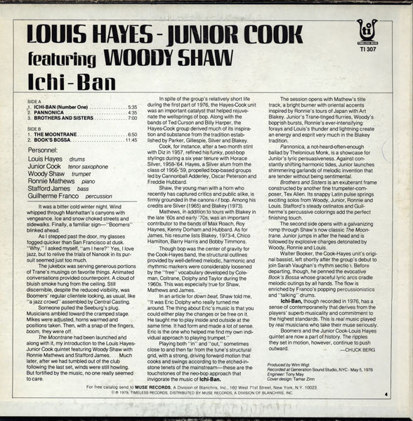 Master Release: Ichi-Ban by Louis Hayes