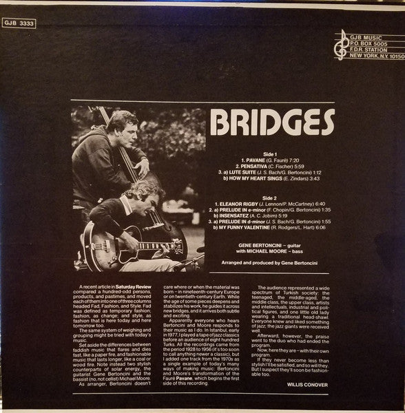 Master Release: Bridges by Gene Bertoncini